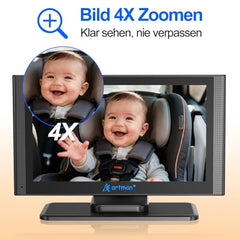 Artman night vision 940nm for clear rear-seat imagery in low light without glare.