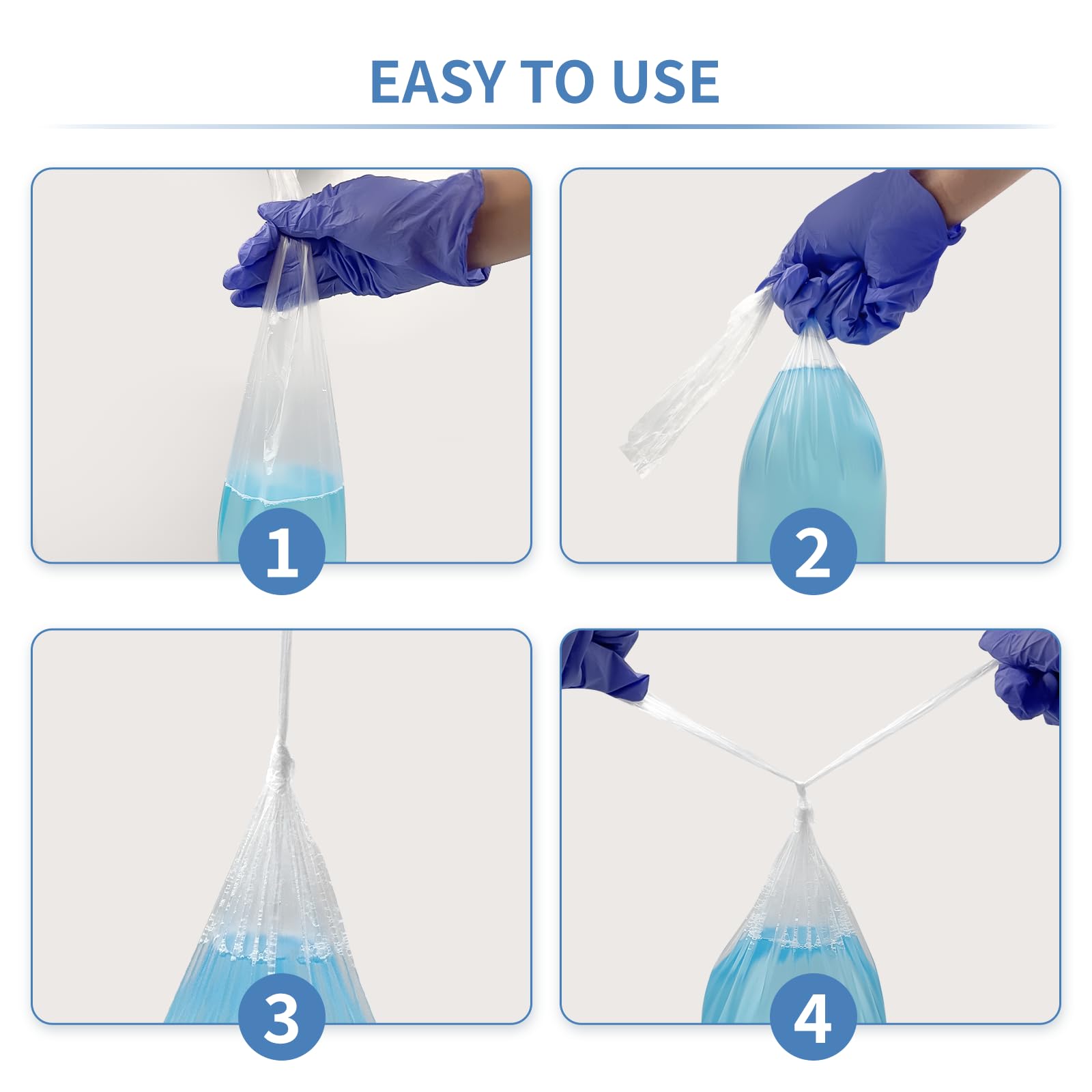 Artojoy portable disposable bags easy to carry and store.