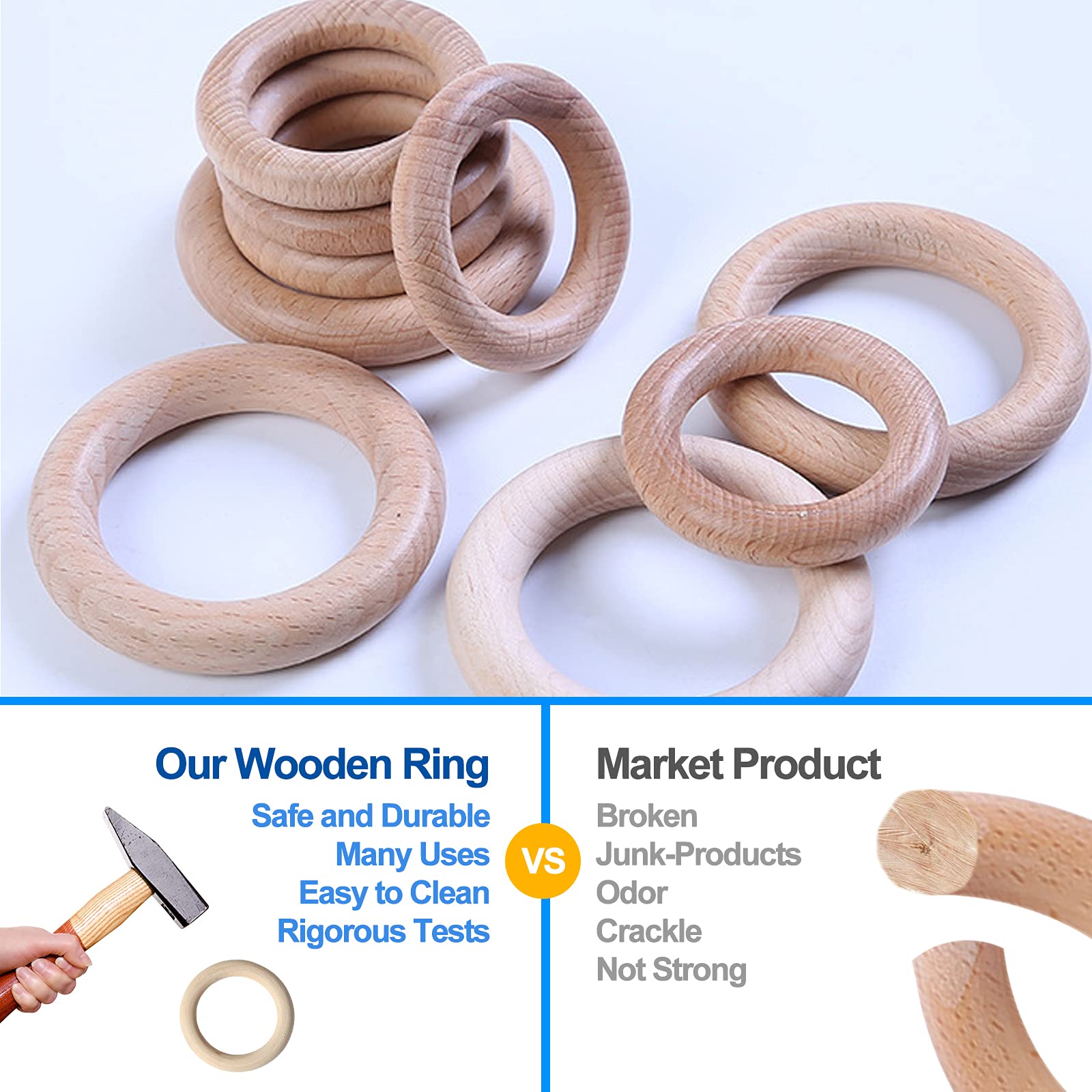 Arudyo BPA-free silicone teether ensures safe chewing.