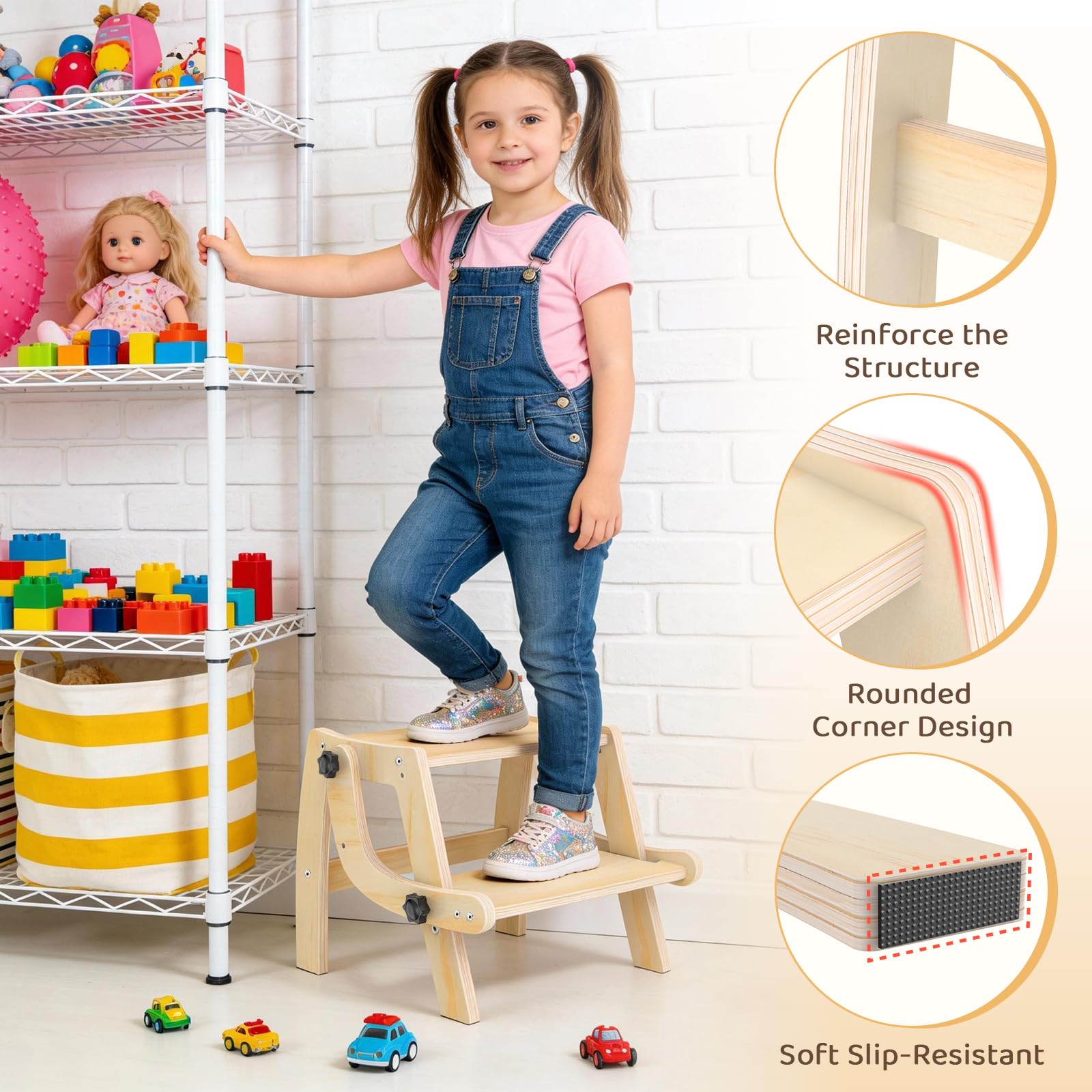 Arwion toddler step stool assembly in five minutes.