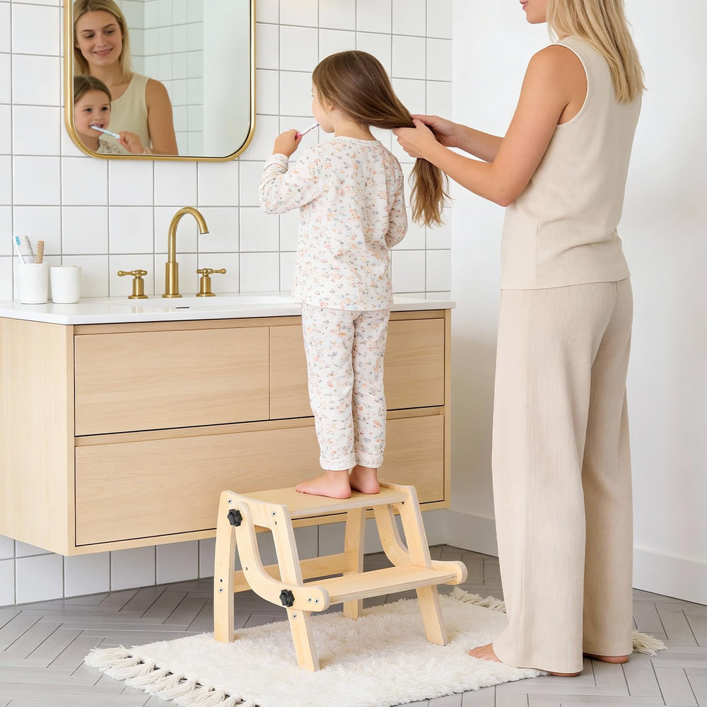 Arwion toddler step stool rounded edges design kid-safe.