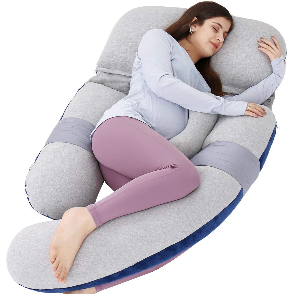 AS AWESLING 60in full body pillow with detachable side for maternity comfort