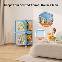 Asacbiiin storage zoo 2-layer design shows breathable mesh and color accents.