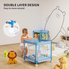 Asacbiiin storage zoo lid and dust cover keep plush clean and tidy.
