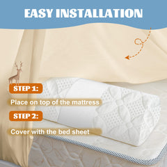Asatdd bed rail easy-install setup shown for quick, secure placement.