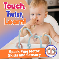 Ascnduup bath toy silicone teether invites splashy, interactive bonding