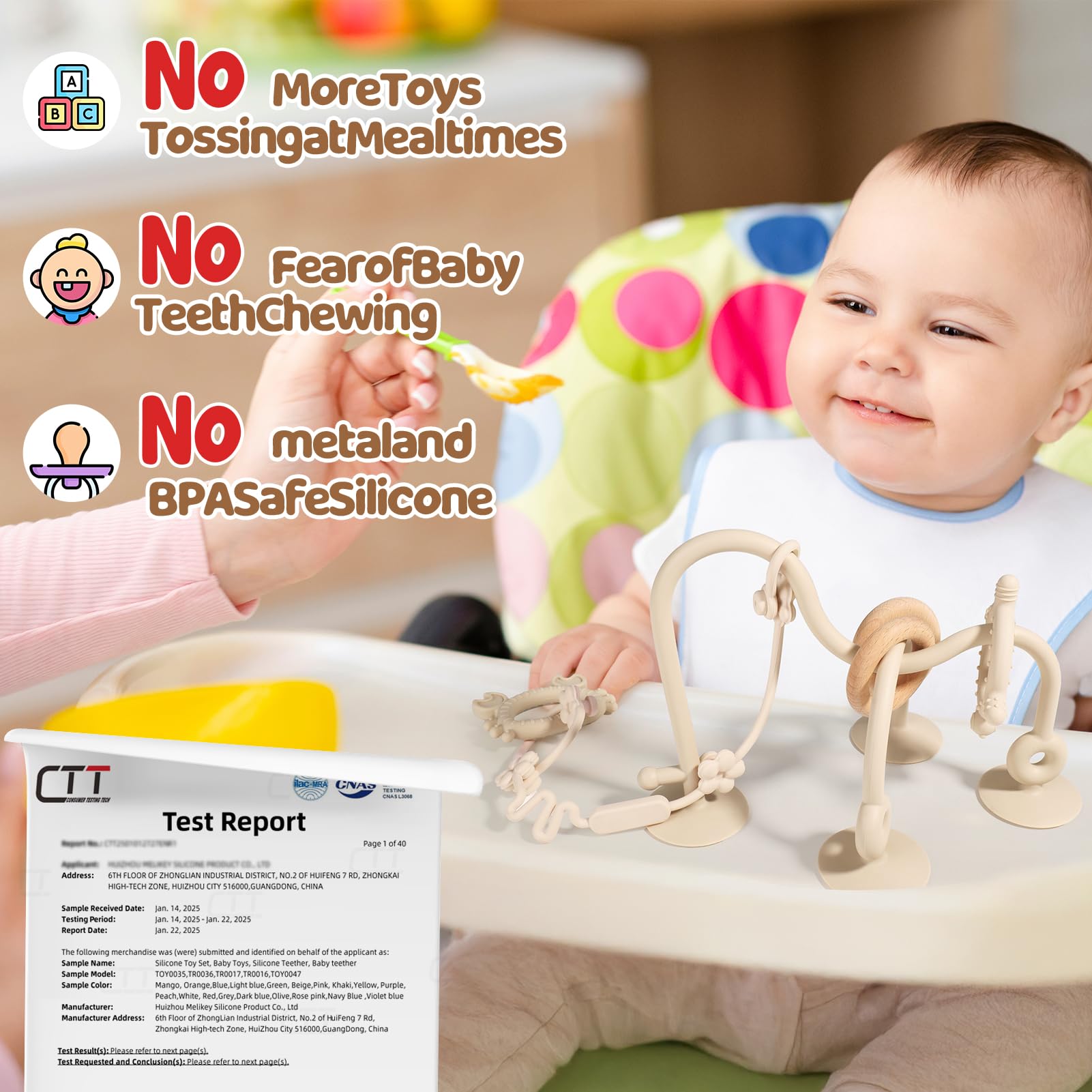 Ascnduup wooden rings texture for newborn tactile exploration and safe grip.