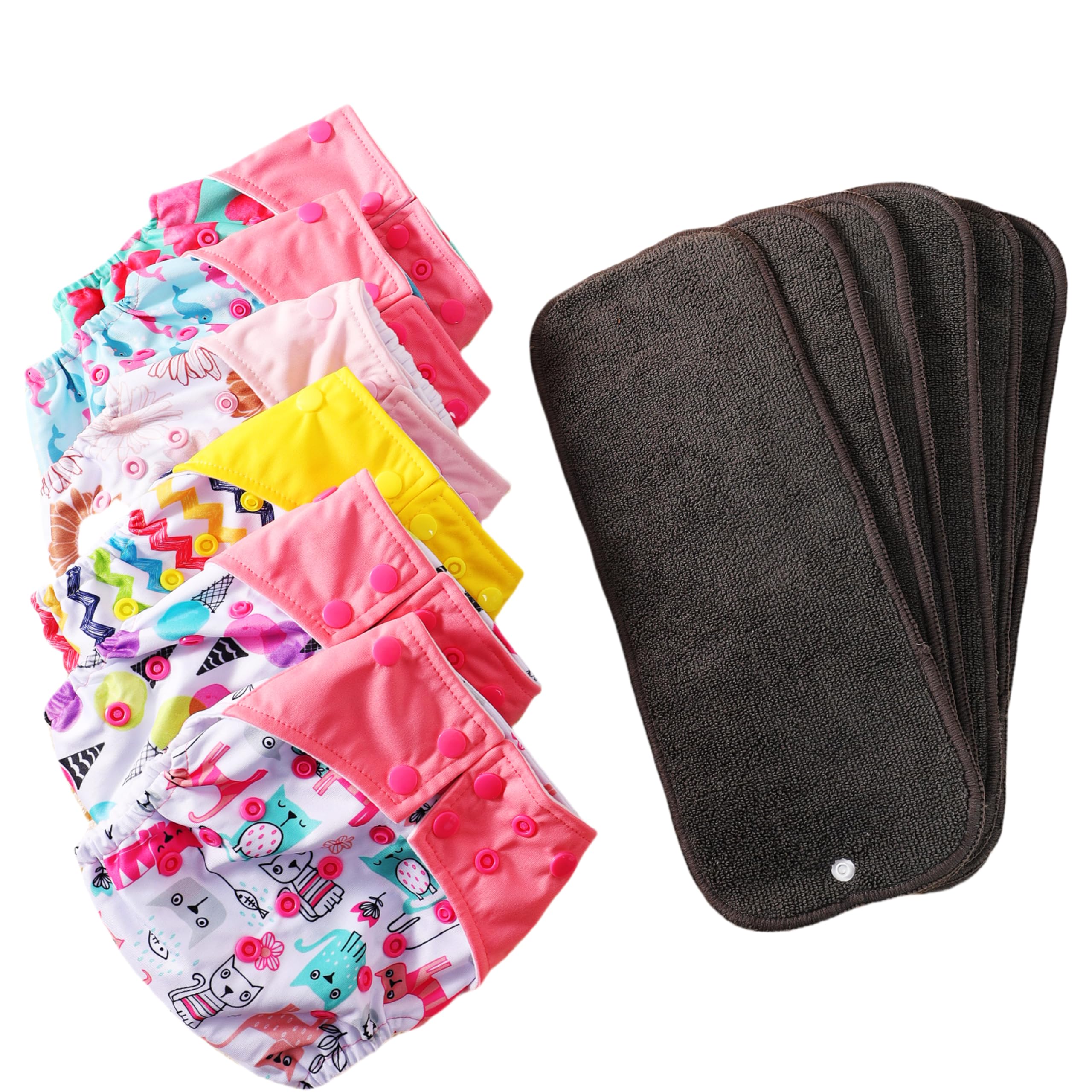 Asenappy Blossom 6-pack diapers ready for quick changes and comfort