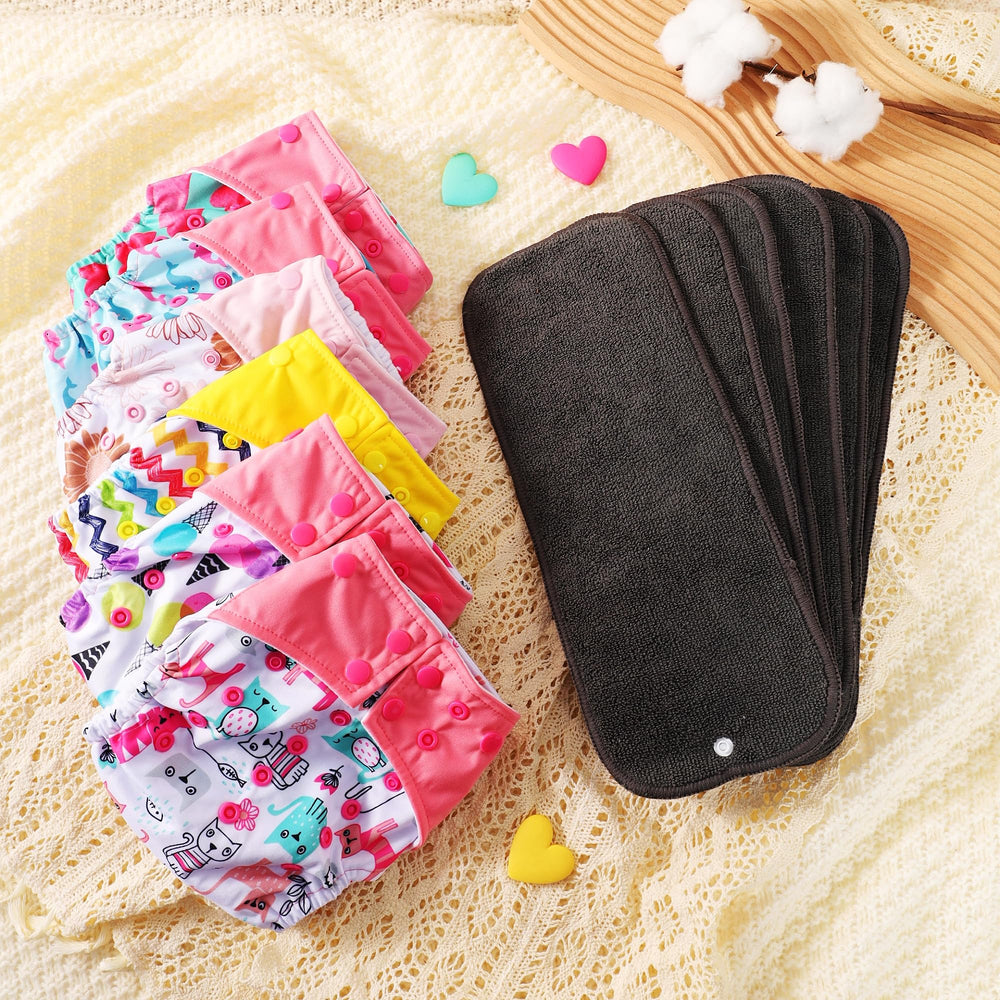 Asenappy Blossom adjustable snaps show a growing fit for baby