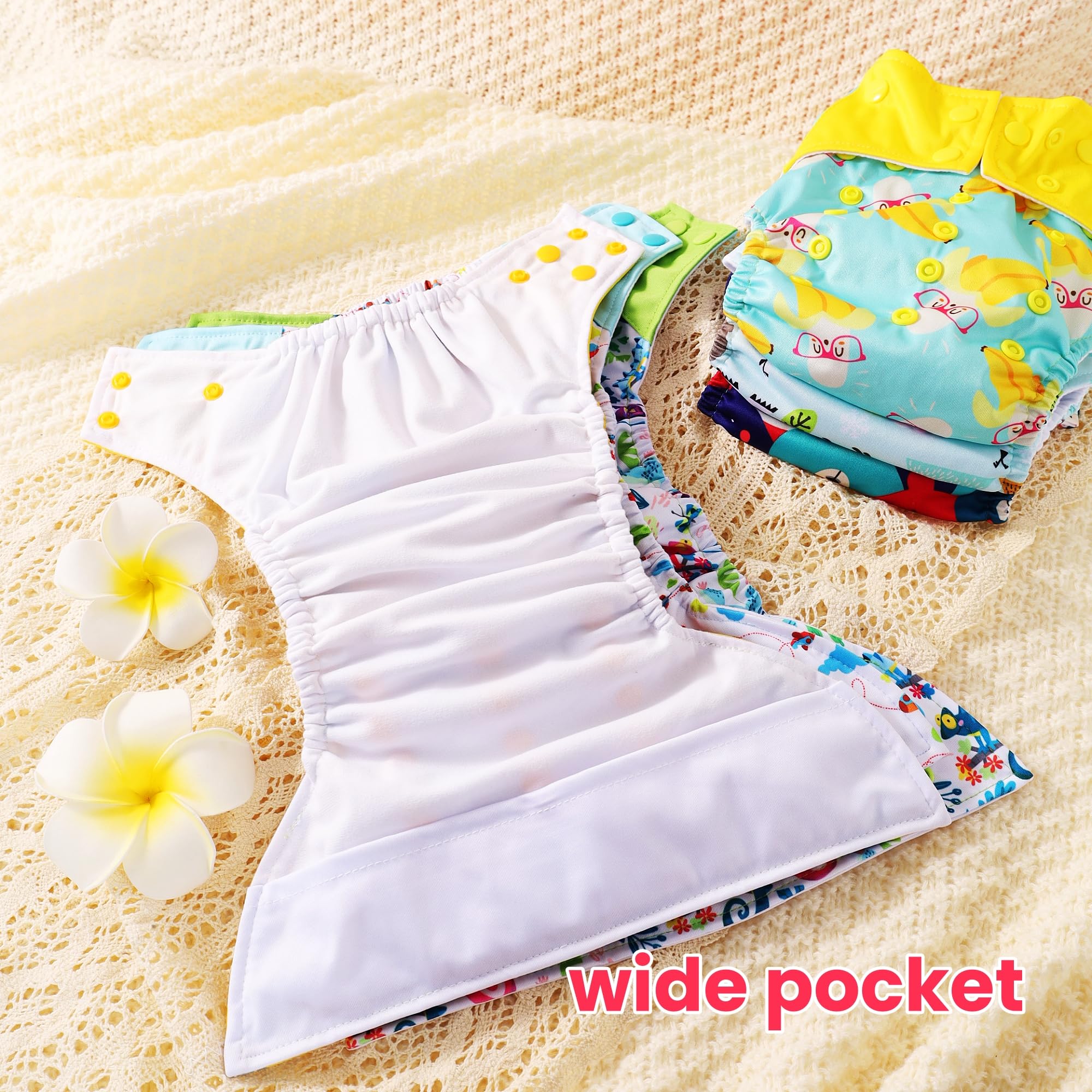 Asenappy color-rich diaper designs support everyday wear for newborns and toddlers.