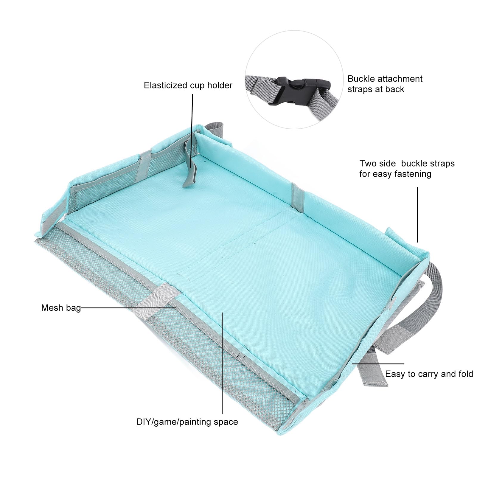 Asixxsix foldable and portable tray ideal for compact packing in carry-ons.