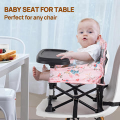 AskCat booster seat with washable cover for quick cleaning.
