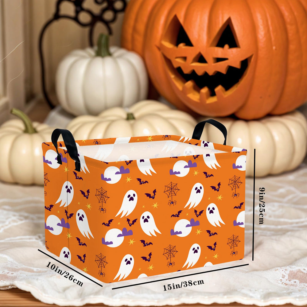 ASKETAM canvas loot bag with waterproof lining, simple to wipe clean after Halloween fun.