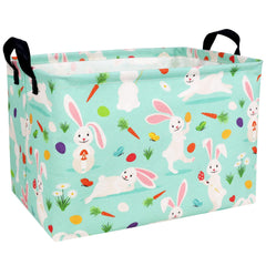 ASKETAM Easter basket wide view showing generous capacity for eggs and gifts
