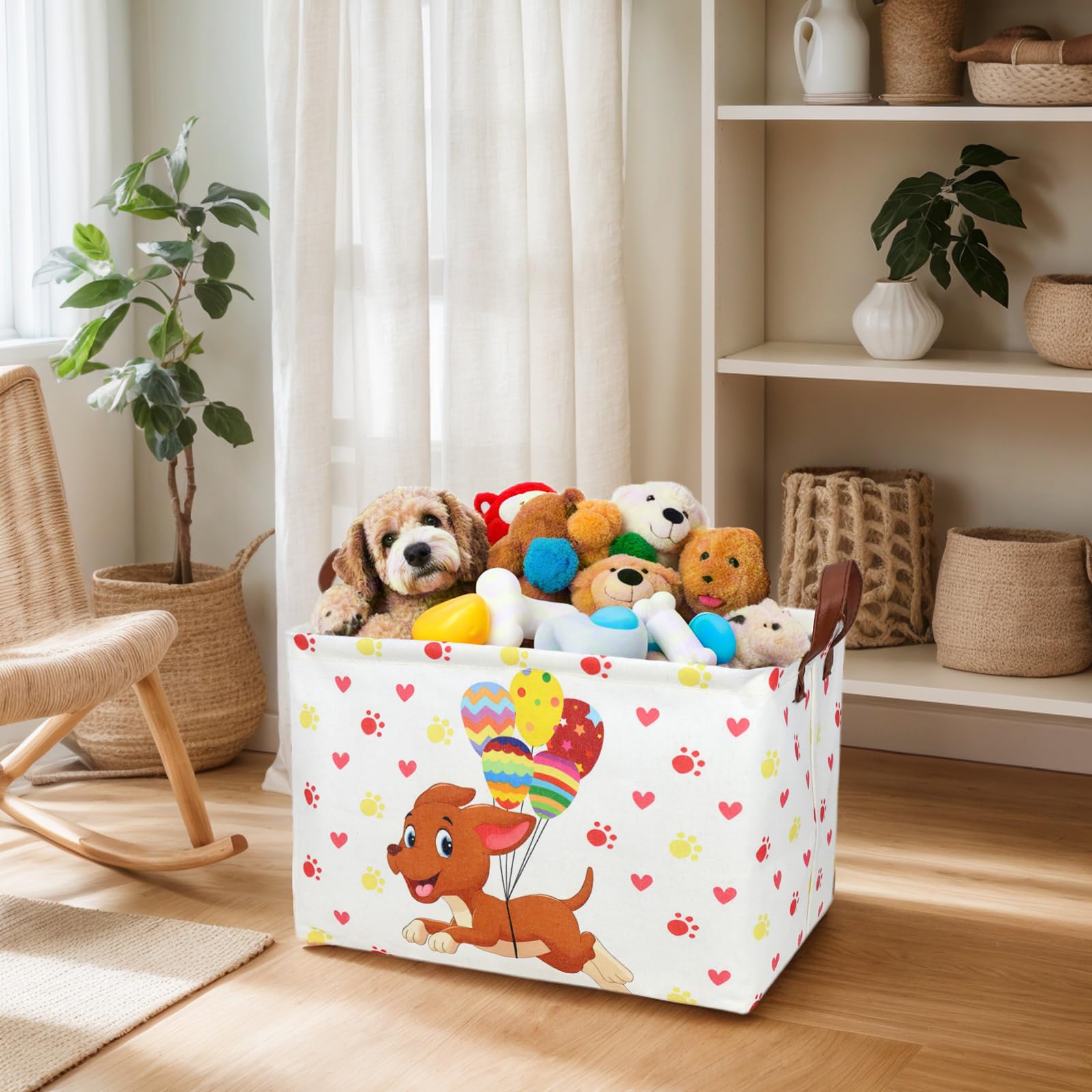 ASKETAM linen and cotton Easter basket for durable, lightweight use
