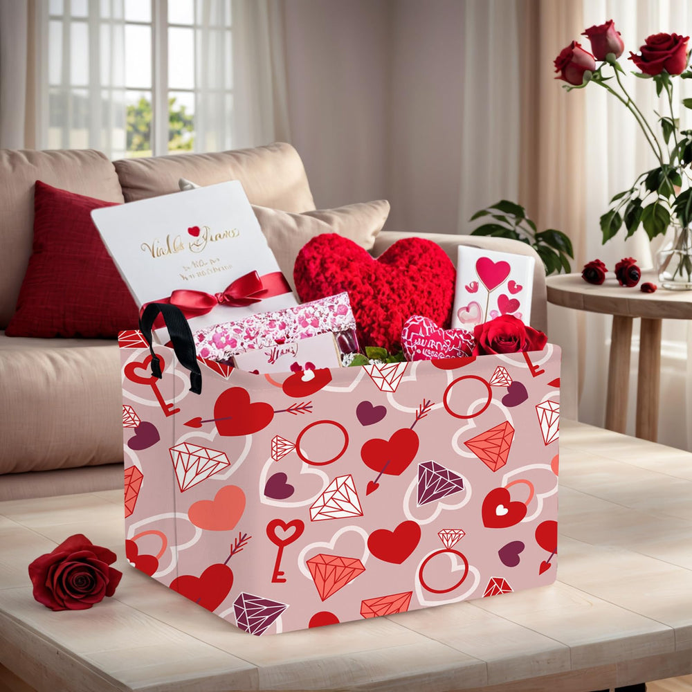 ASKETAM valentine basket folded for compact, space-saving storage in small rooms