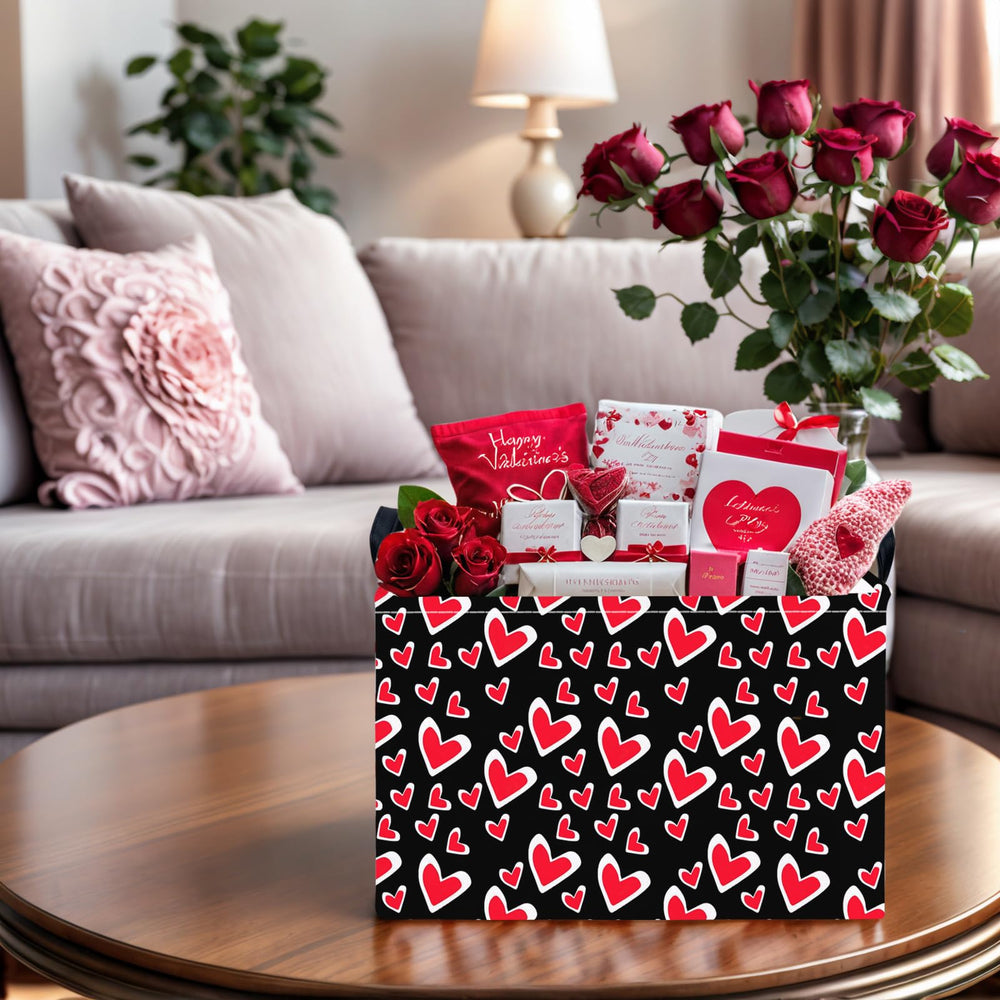 ASKETAM valentine bin multi-purpose use as laundry or toy organizer
