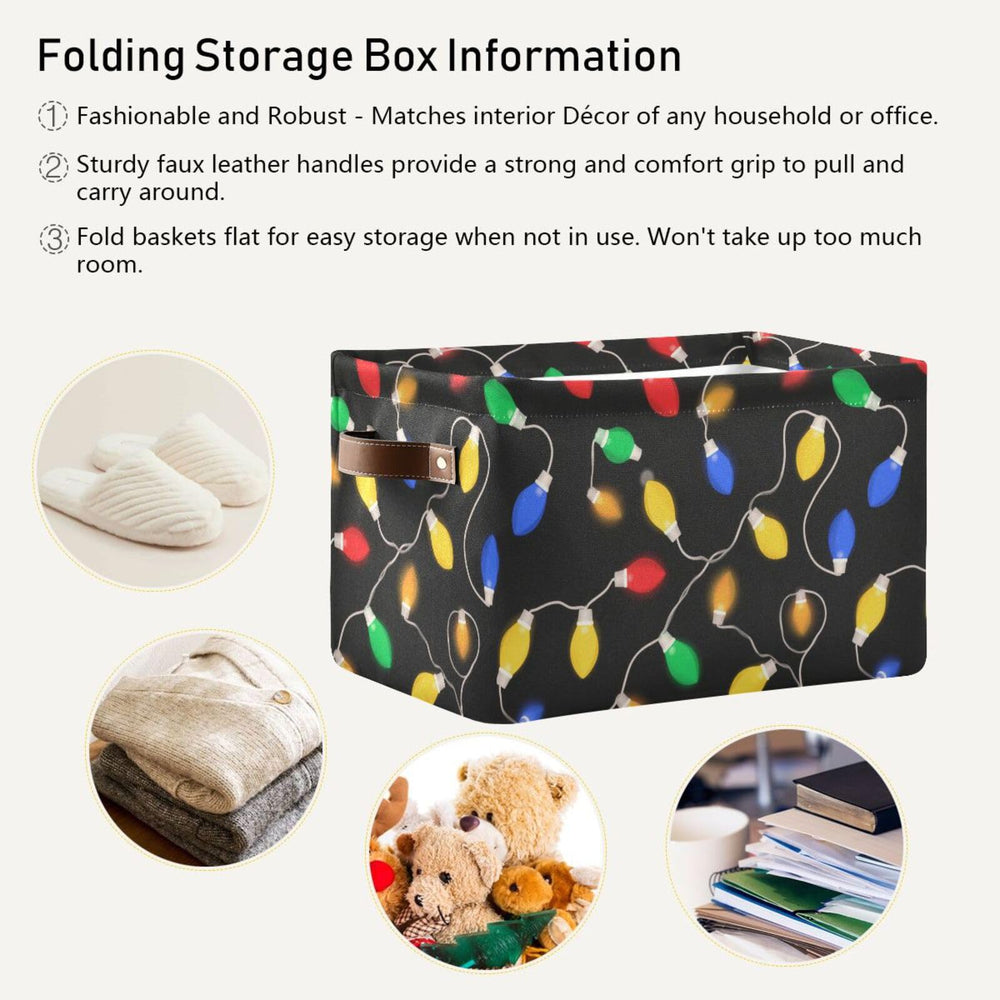 Aslsiy storage basket steel ring top helps maintain shape.