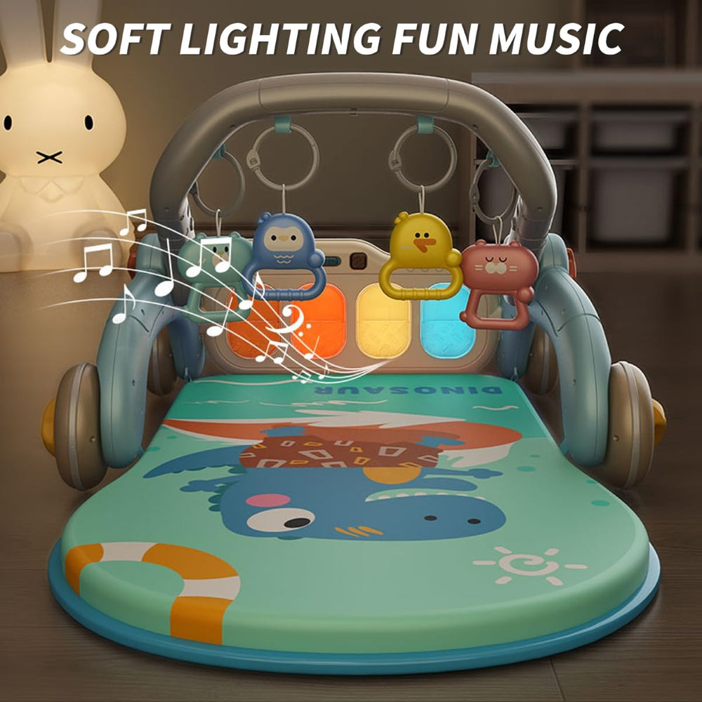 Asou Baby Gym Play Mat provides roomy tummy-time space for activities.
