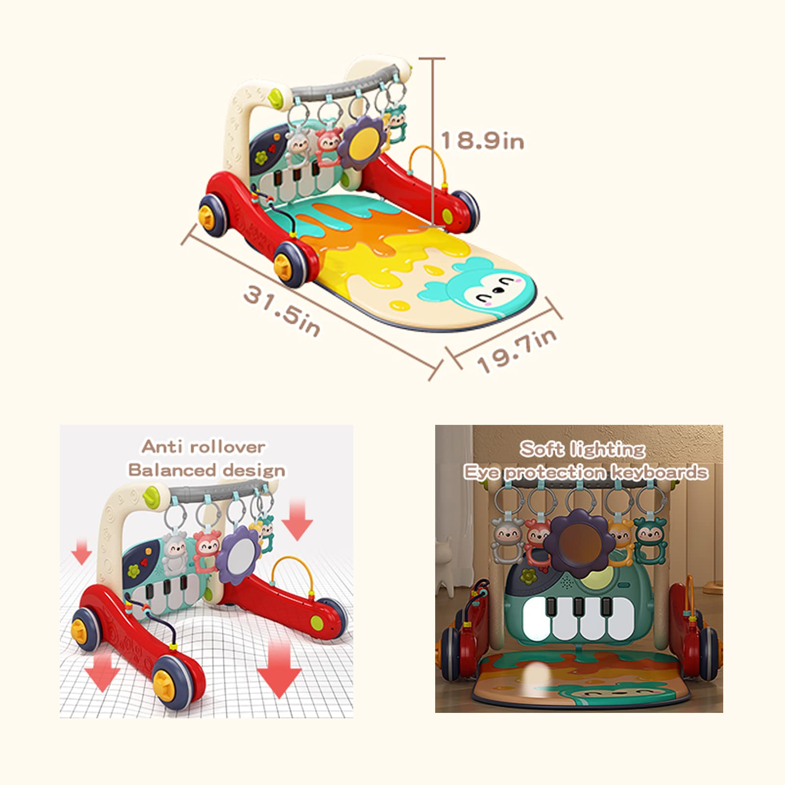 Asou Safe materials provide a secure playground for growing toddlers.