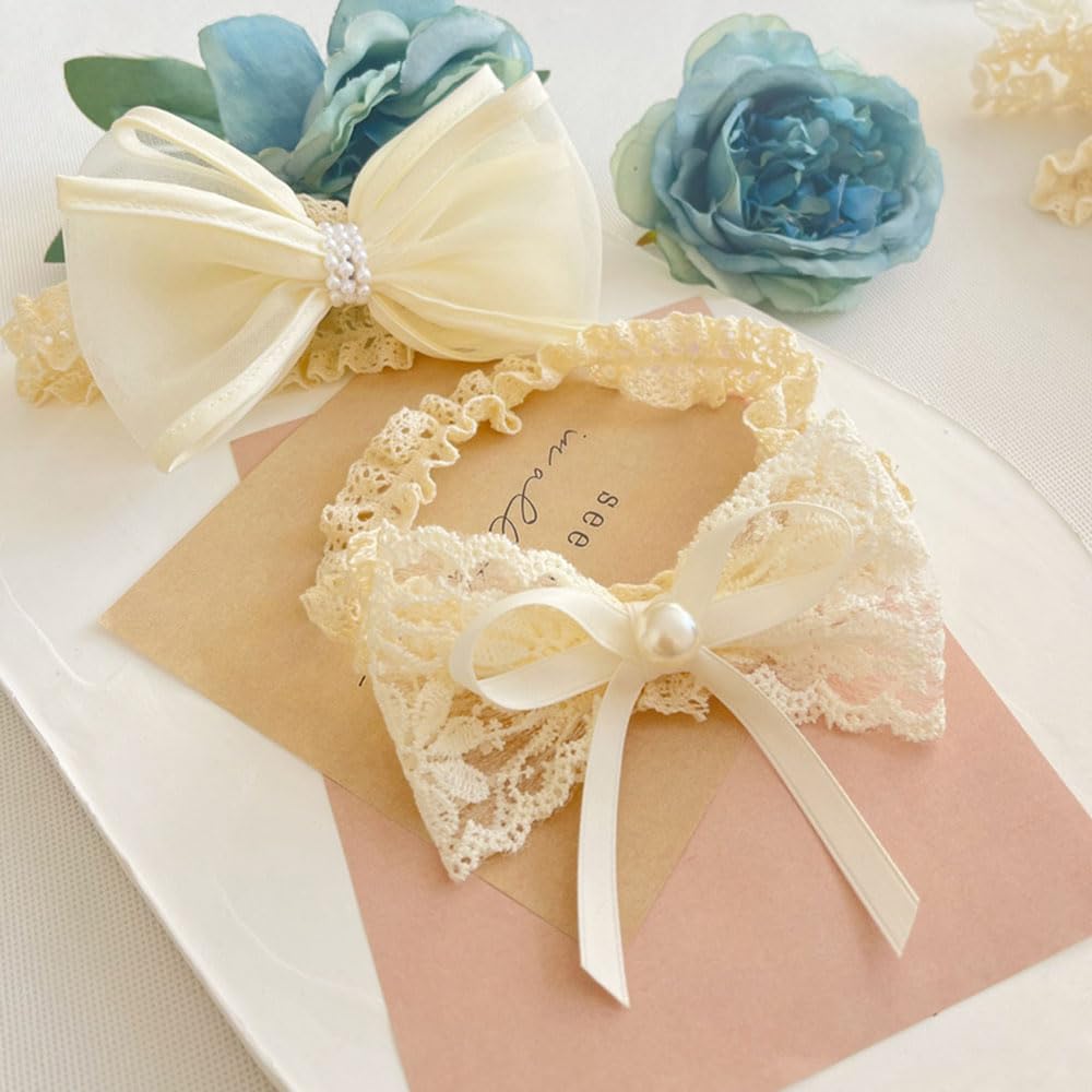 Asphinien Ivory Lace Headband toddler-ready style for everyday elegance