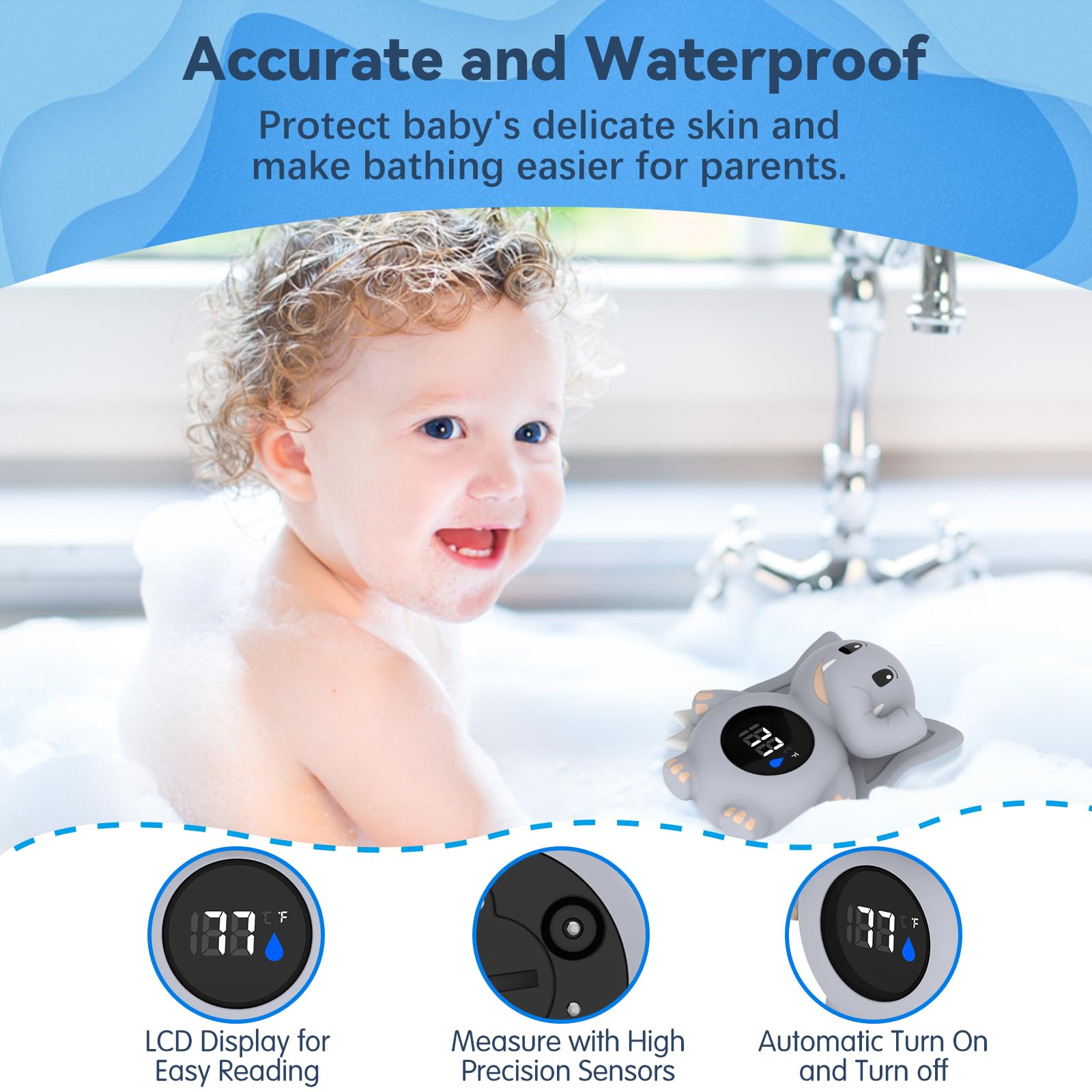 ASRIO BPA-free material keeps baby safe during water play.