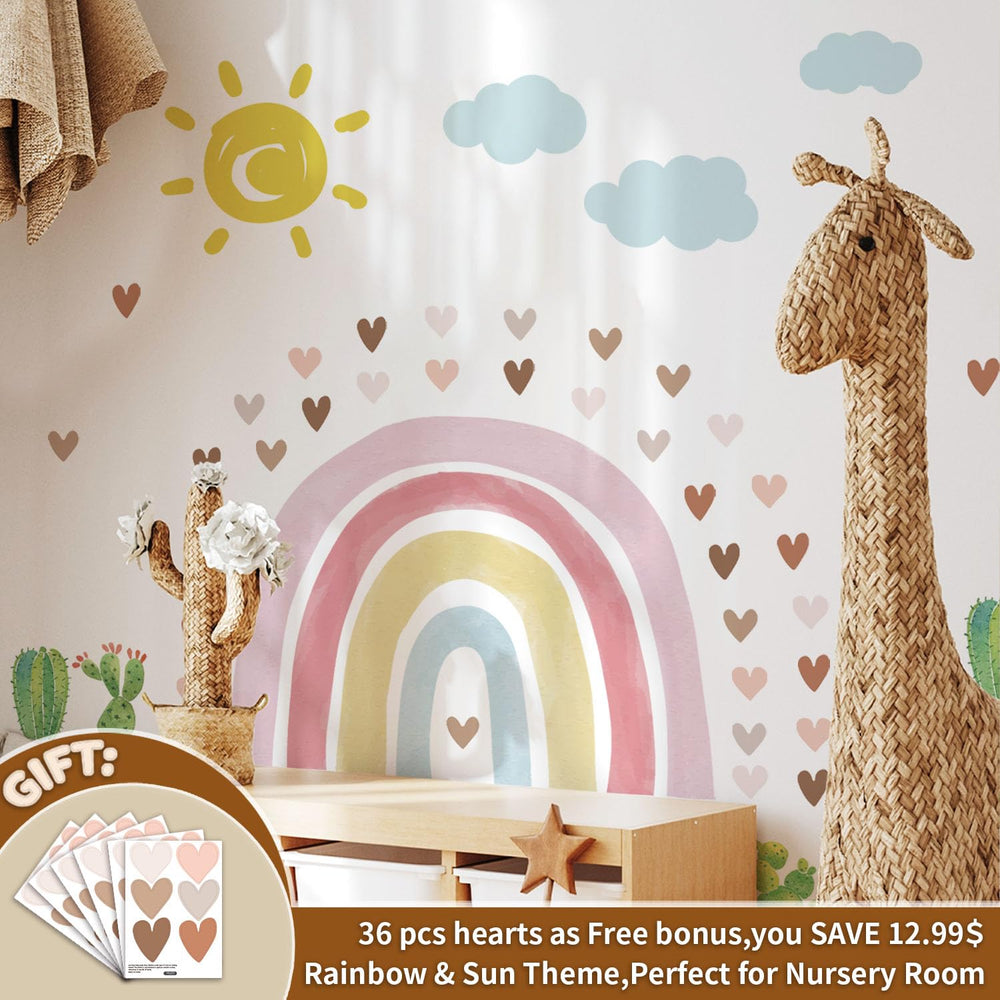 astrkiz heart wall sticker brings whimsical charm to kids' spaces