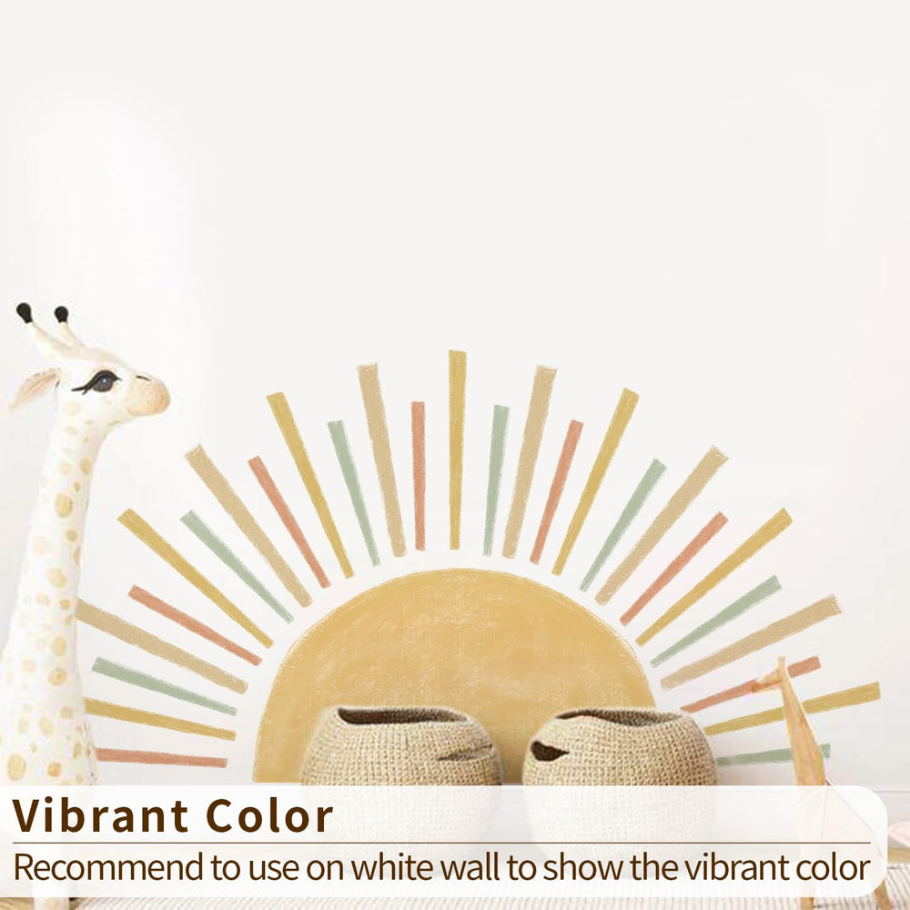 Astrkiz kids-room sun mural sparks imagination and brightens play areas.
