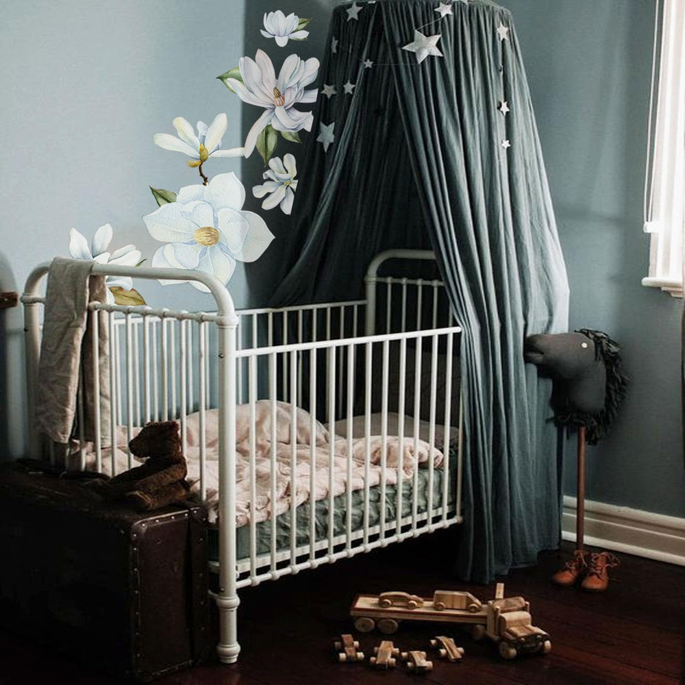 Astrkiz peeled and stick wall mural magnolia lets you refresh walls without mess.