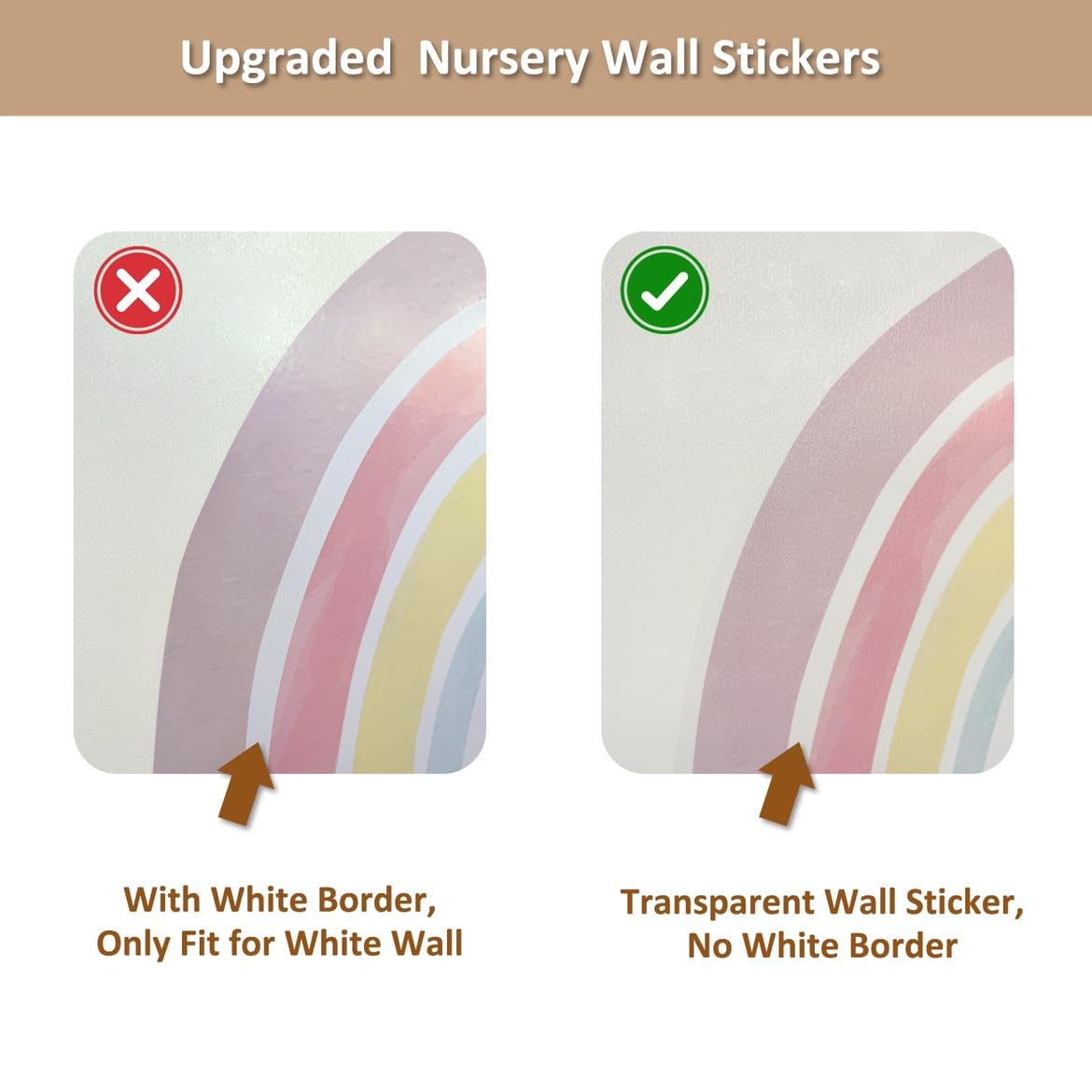 Astrkiz rainbow polka dots wall stickers brighten kids' rooms