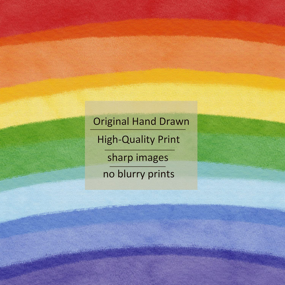 Astrkiz half rainbow panel 05 creates a playful classroom focal point.