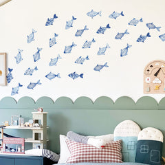 Astrkiz Under The Sea fish group decals brighten walls and inspire imaginative play
