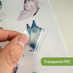 Astrkiz waterproof PVC butterfly decals, easy peel and stick on smooth surfaces.