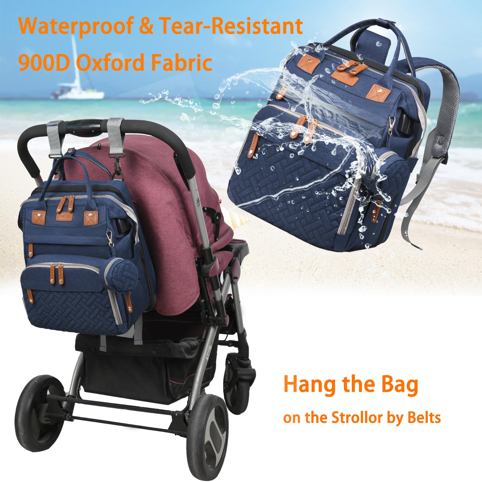 Astro alan detachable changing station for flexible travel use.