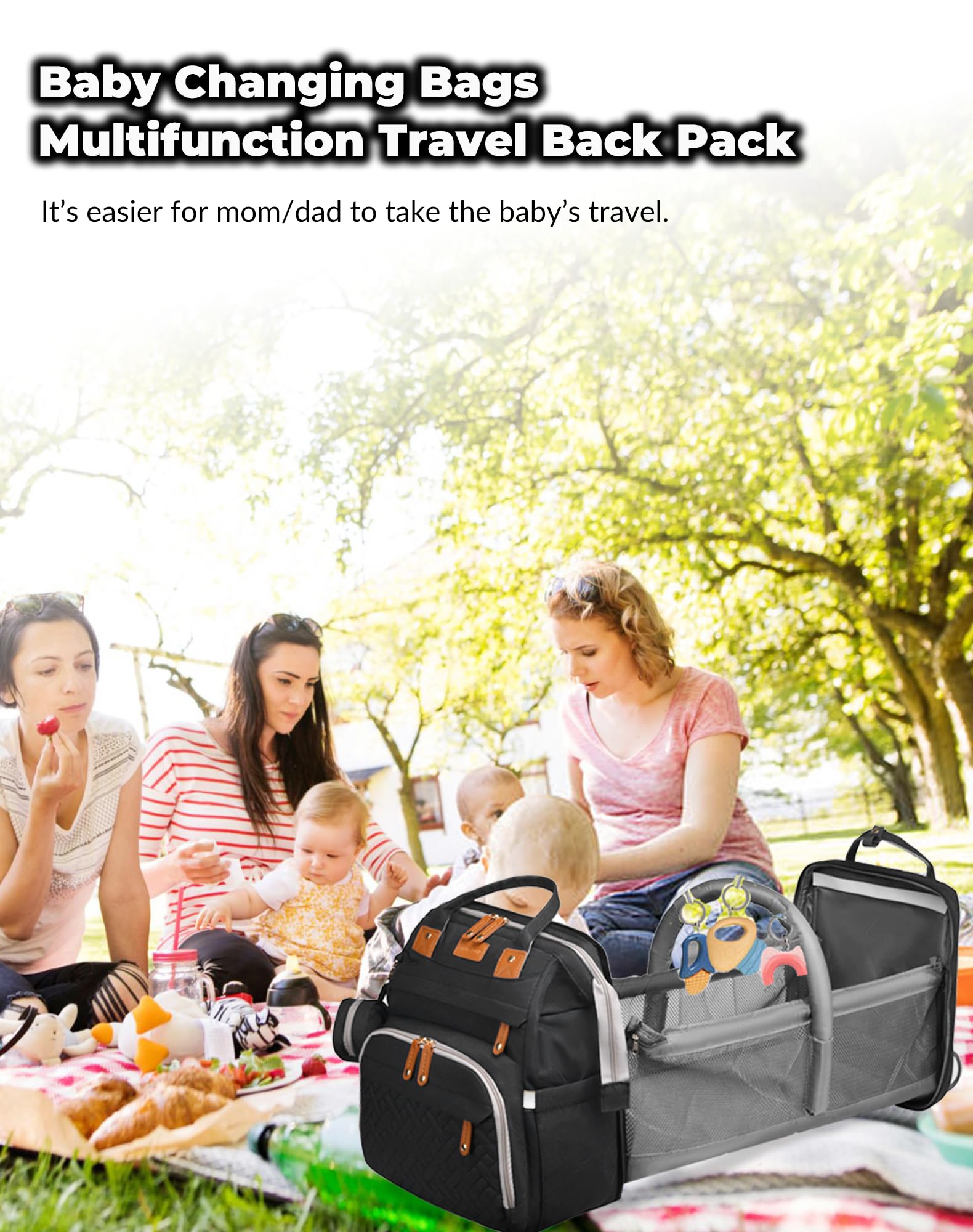 Astro alan diaper bag unisex design suits moms and dads.