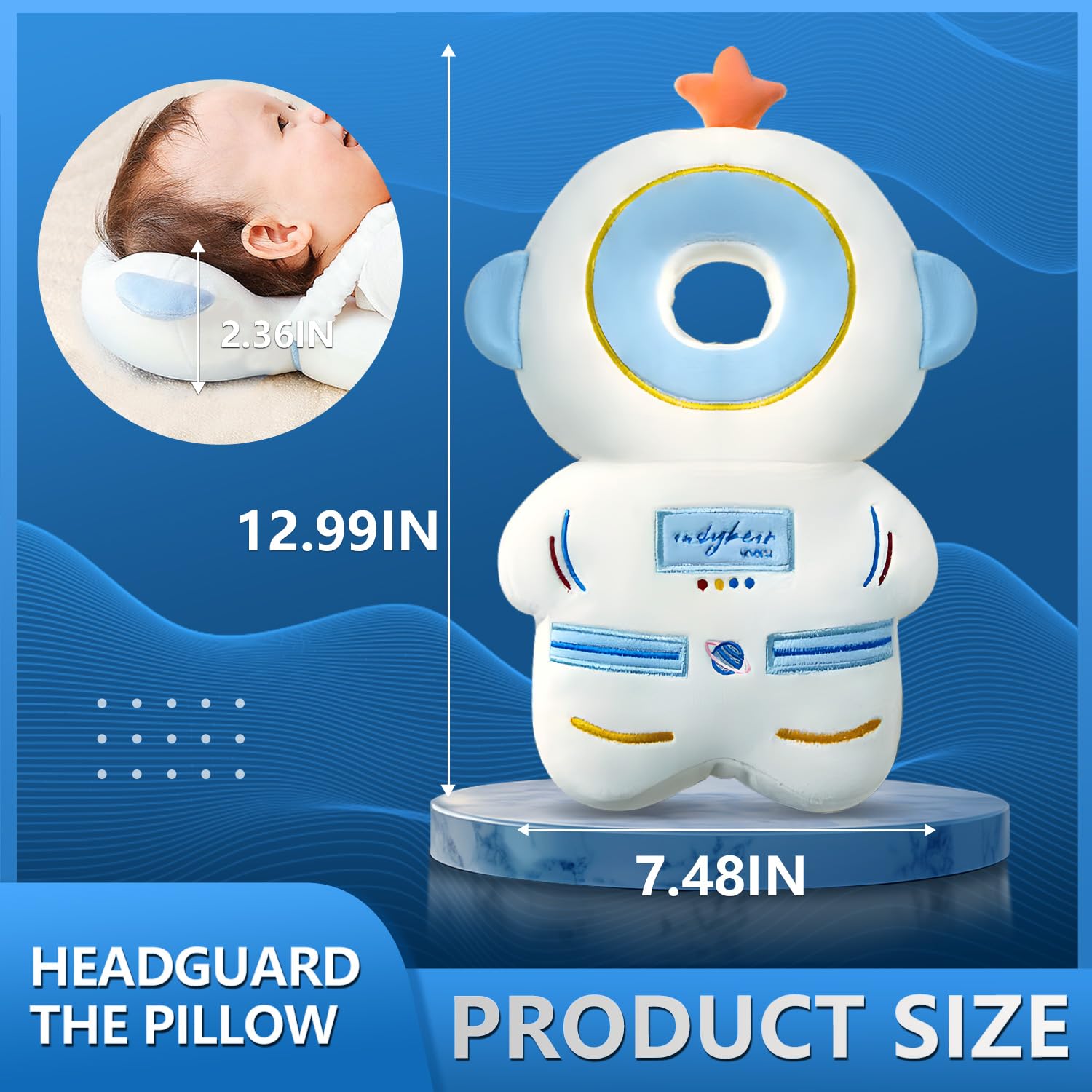 Adjustable straps ensure a snug fit for 5-24 month toddlers.