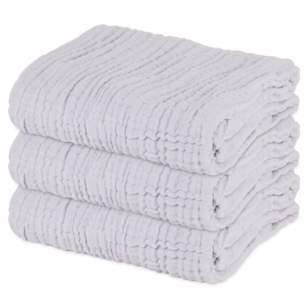 Asung baby towel with 6-layer honeycomb embossing for gentle drying