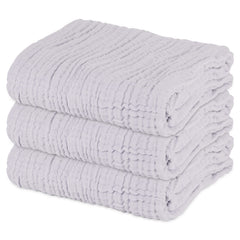 Asung baby towel with 6-layer honeycomb embossing for gentle drying