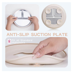 ASUMIO silicone bib for catching spills and protecting clothes