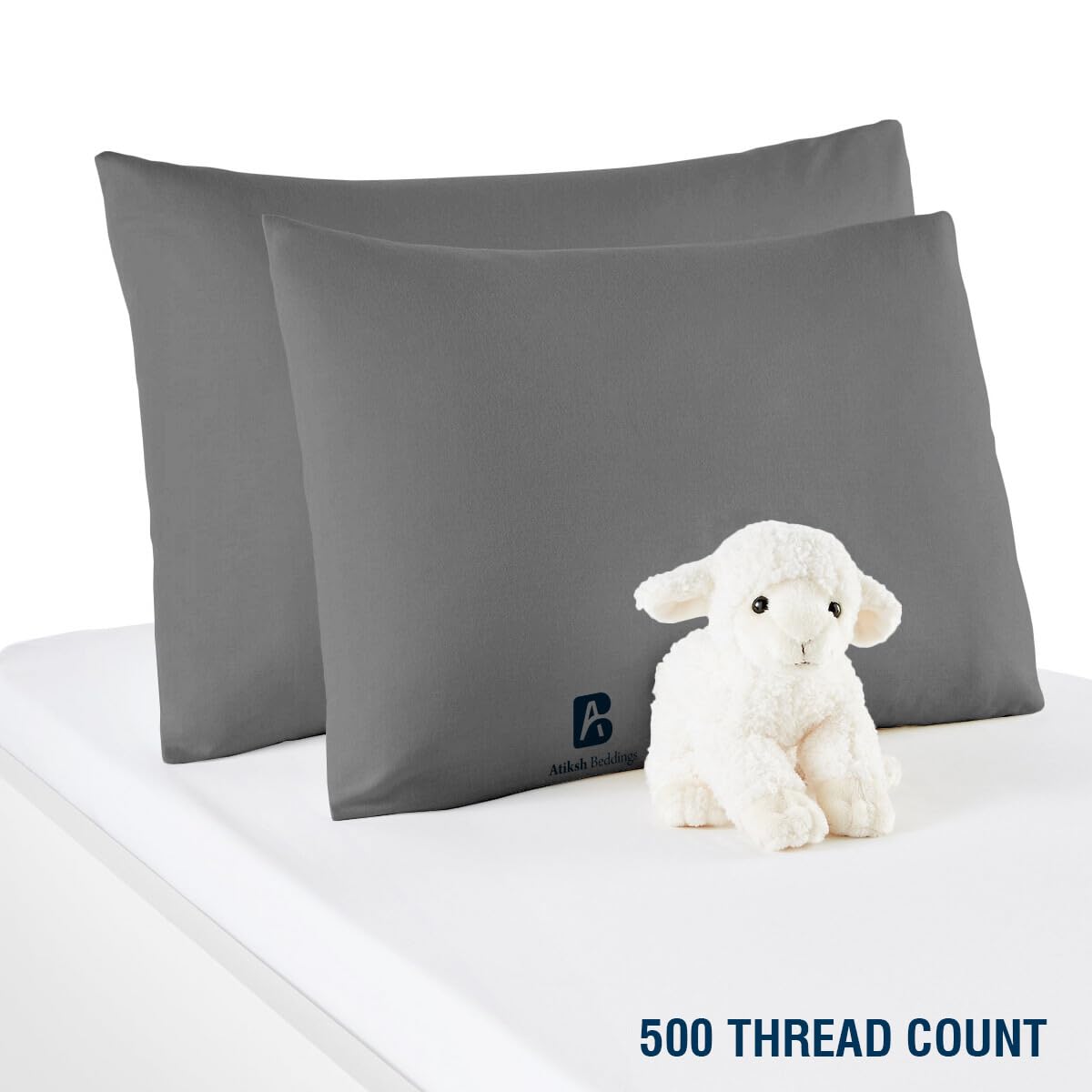 Atiksh Beddings soft 16x22 pillowcase for toddler travel comfort.