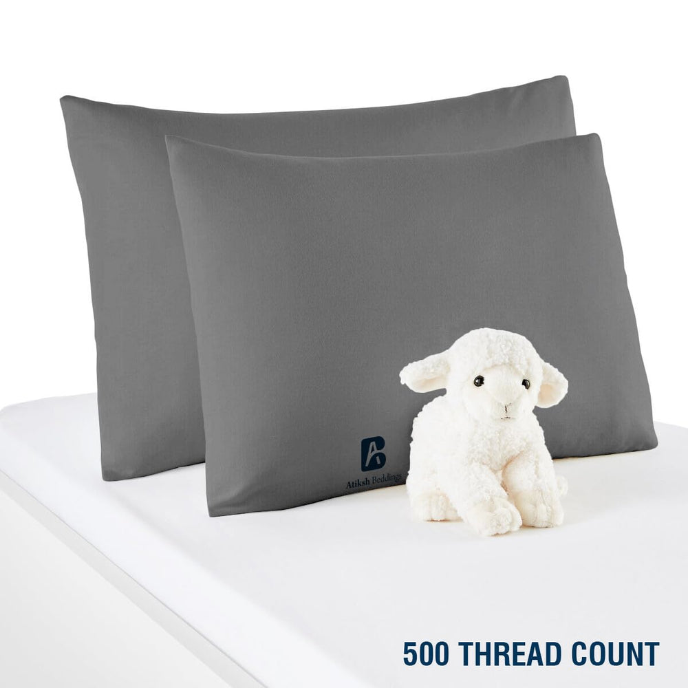 Atiksh Beddings soft 16x22 pillowcase for toddler travel comfort.