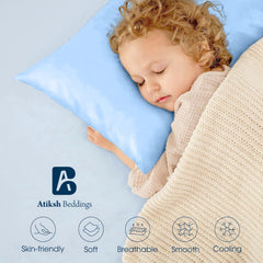 Atiksh Beddings 500-thread-count pillowcase provides lasting durability and luxury.