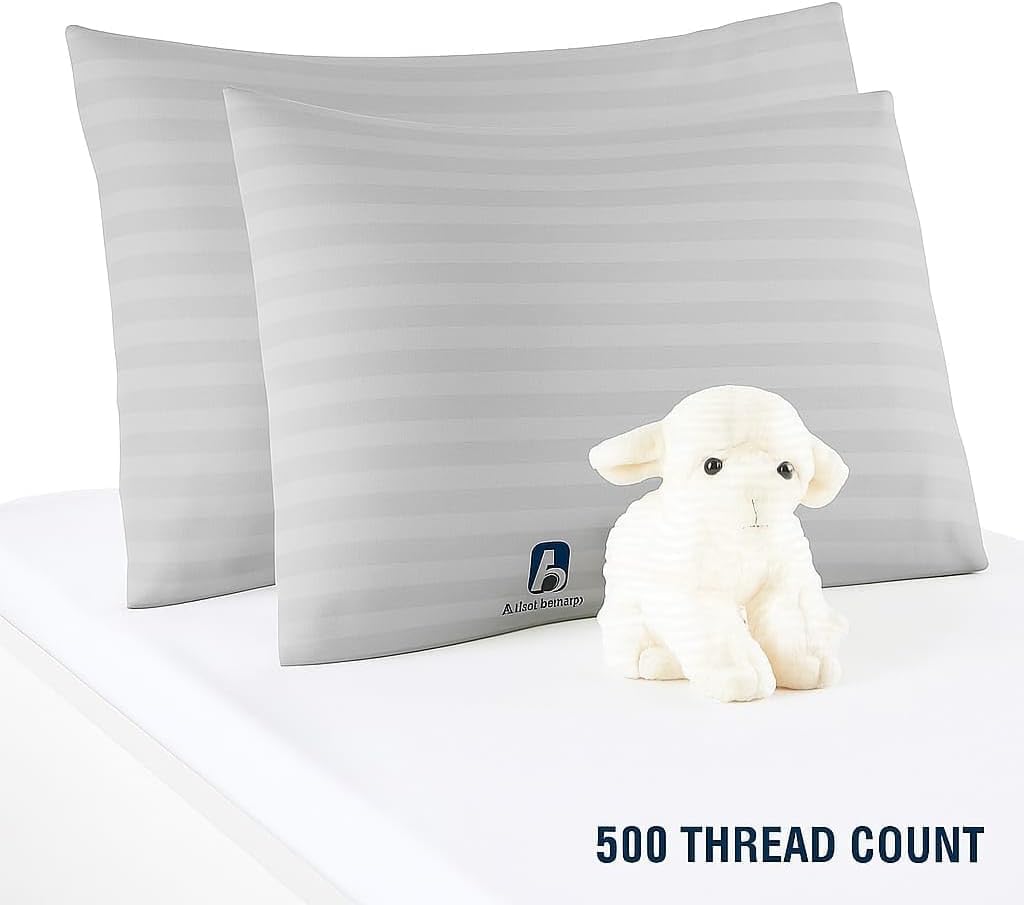 Breathable, hypoallergenic Atiksh Beddings pillow covers suitable for toddlers and sensitive sleepers.