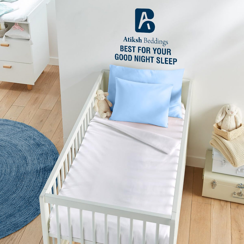 Atiksh Beddings Egyptian cotton 16x22 pillowcase offers silky softness for cozy naps.