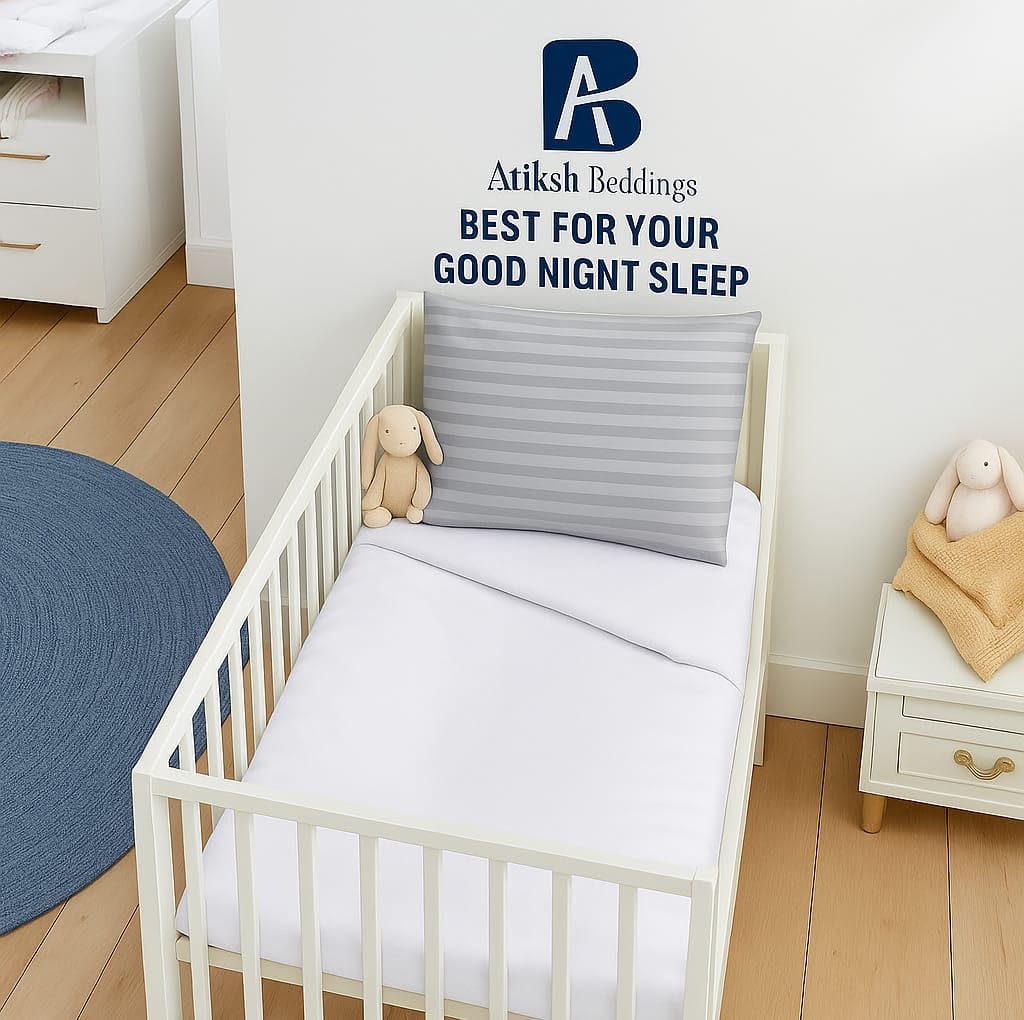 Egyptian cotton 500TC fabric from Atiksh Beddings for a luxuriously soft feel.
