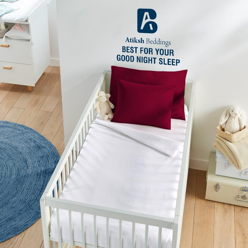 Atiksh Beddings envelope-closure pillow case keeps pillow secure and clean.