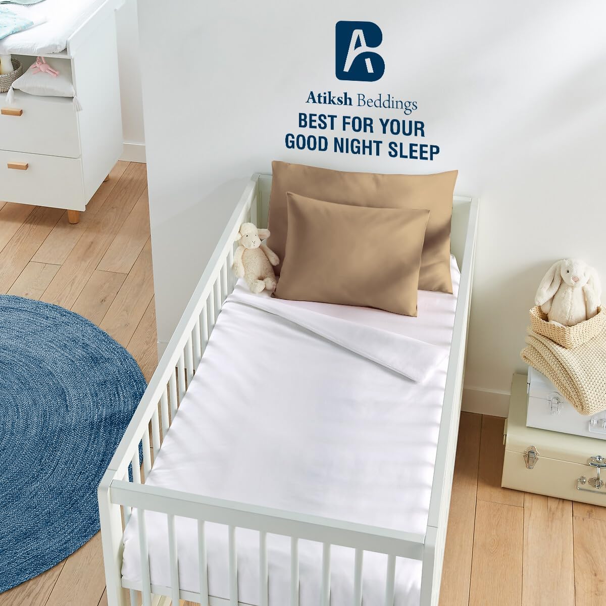 Atiksh Beddings envelope-closure pillow case keeps pillow clean and secure