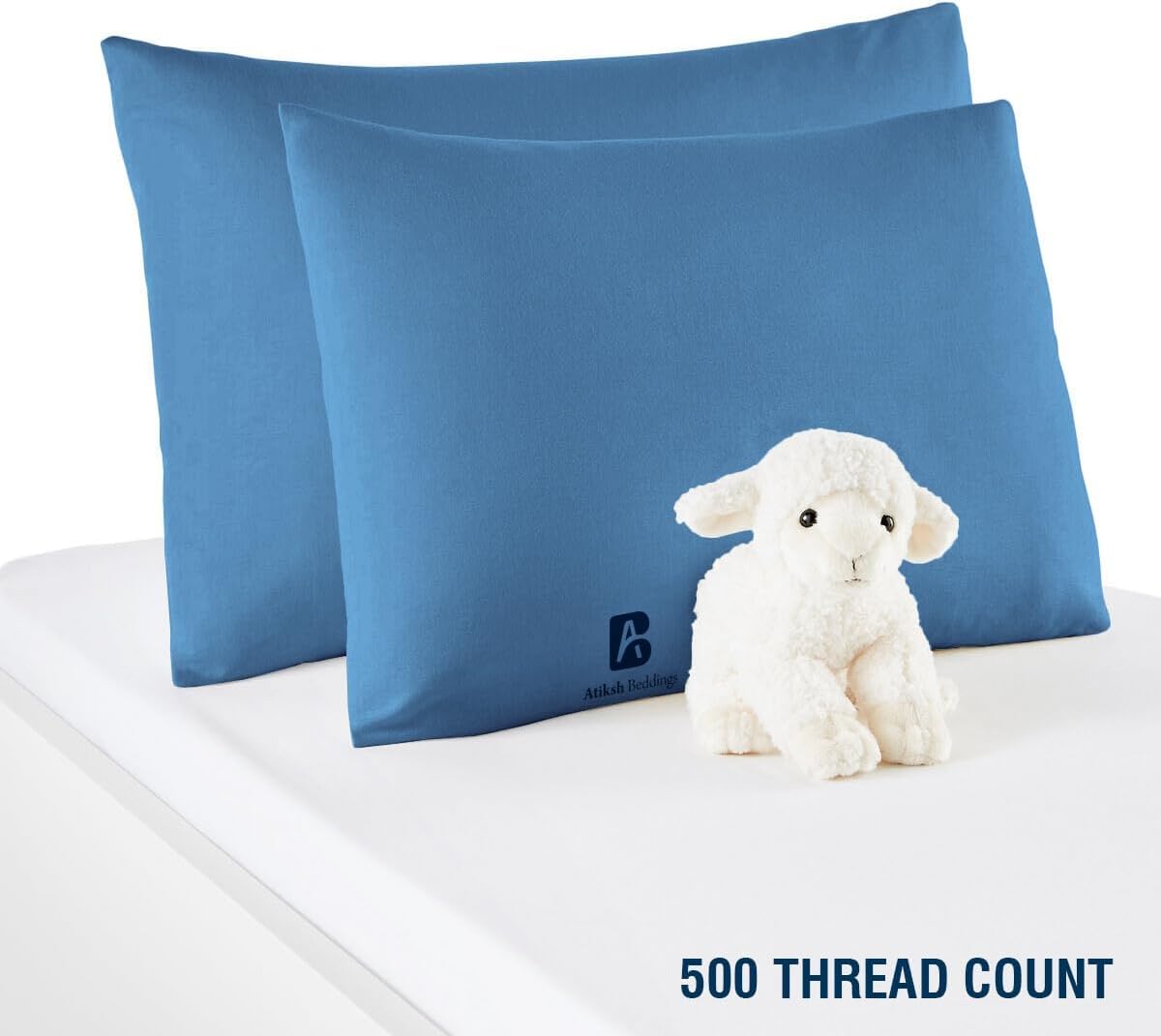 Atiksh Beddings machine-washable care image demonstrates easy laundry-friendly use.