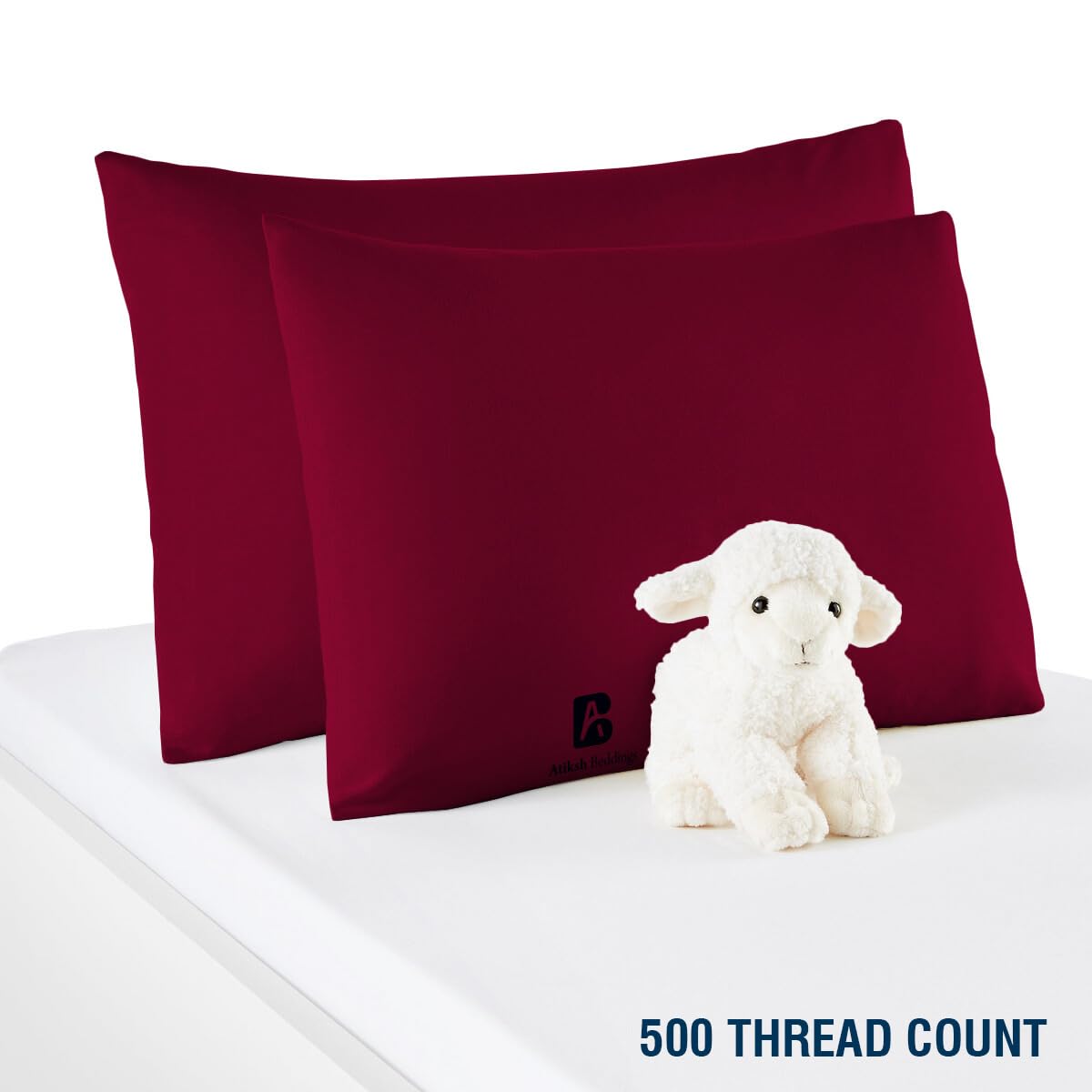 Atiksh Beddings 14x20 pillowcase suitable for travel pillows; pillow not included.