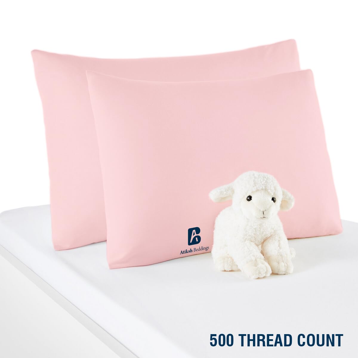 Set of 2 pillow cases from Atiksh Beddings provides value and everyday use for toddlers.